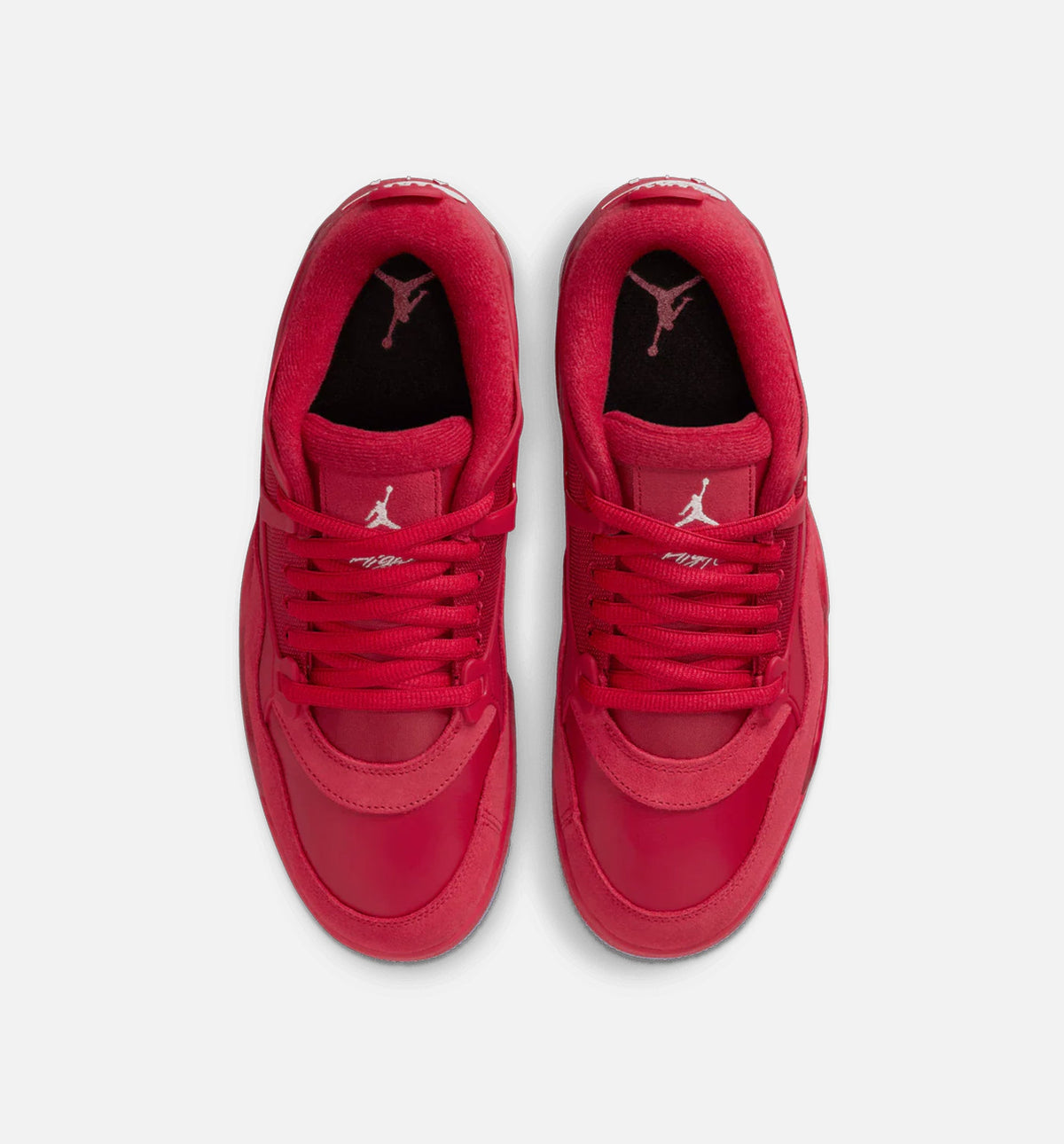 Air Jordan 4 RM 男款生活方式运动鞋 - 校服红/蓝色淡/黑色/白色